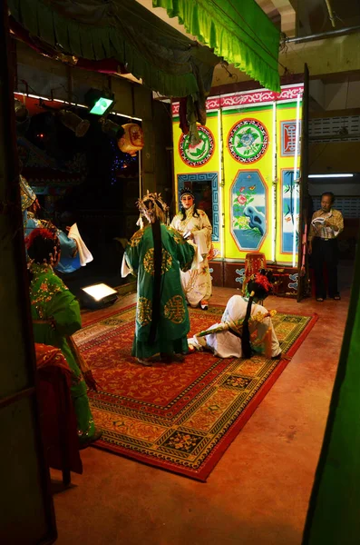 Thailänder Chinesischer Abstammung Spielen März 2011 Bangkok Thailand Traditionelle Zeitgenössische — Stockfoto
