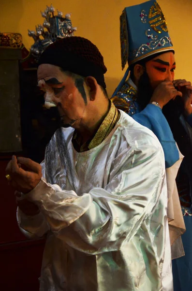 Mart 2011 Bangkok Tayland Geleneksel Çin Klasik Operasını Canlandırmak Için — Stok fotoğraf