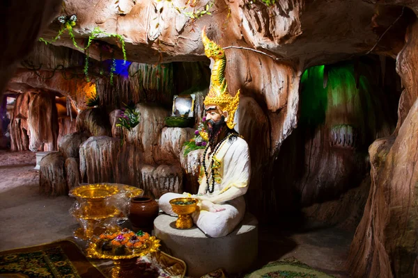 Entrada Puerta Del Túnel Cueva Clandestinidad Para Gente Tailandesa Visita —  Fotos de Stock