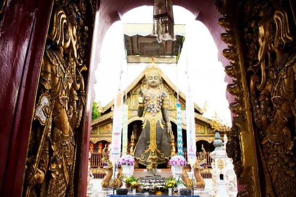 Buddha Statue Beautiful Statue Building Thai People Traveler Travel Visit — 스톡 사진