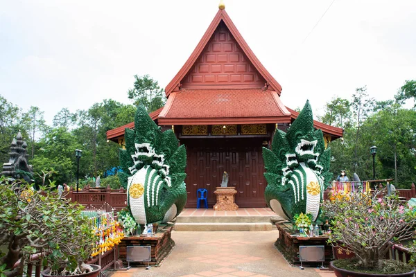 Ancienne Naga Antique Statue Naka Temple Wat Klong Pour Les — Photo