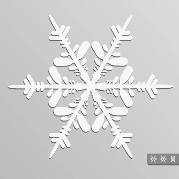 Vektor Schneeflocke für Weihnachtsdesign. — Stockvektor