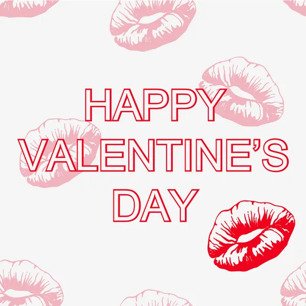 Sevgililer günün kutlu olsun. Vektör illüstrasyonu.