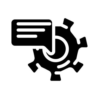 İletişim sembolü vektör illüstrasyonunu destekle