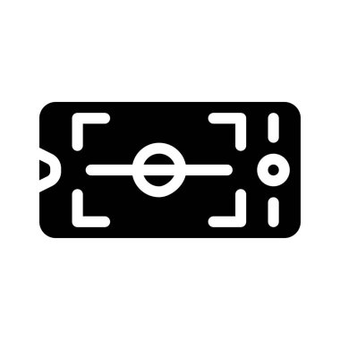 ufuk seviyesi telefon kamerası simgesi vektör illüstrasyonuName