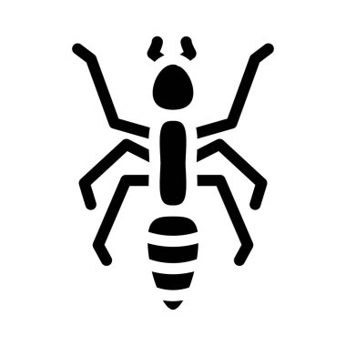 Karınca hayvan sembolü vektör illüstrasyonu