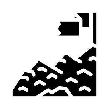 hedef iş görev simgesi vektör illüstrasyonu