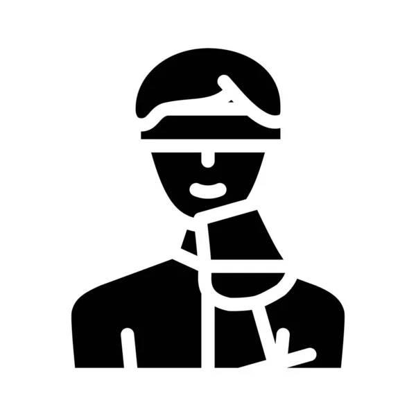 Blind tasting wine glyph icon vector illustration — Stock Vector