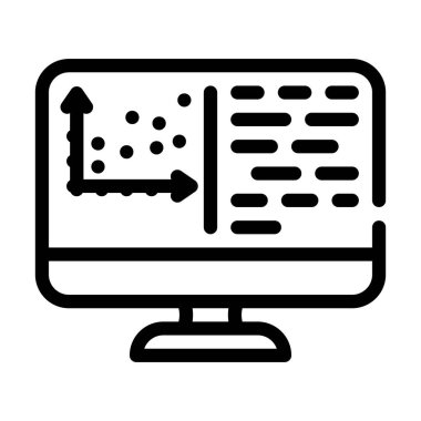 Veri bilimi çizgisi simgesi çizimi programlanıyor