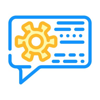 istemci renk vektör illüstrasyonuyla danışmanlık ve diyalog iş danışmanı