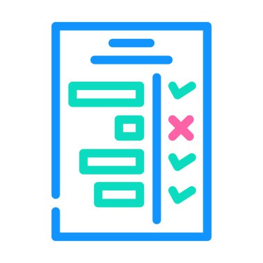 dönüm taşı planlama renk vektör çizimi