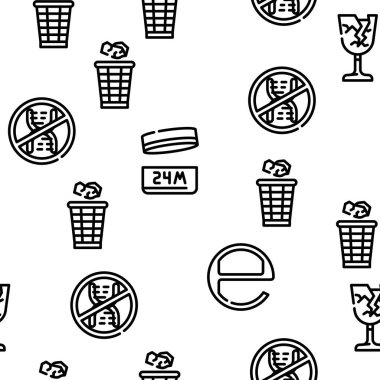 Paketleme Endüstriyel İşaretleme Vektörü Kusursuz Desen