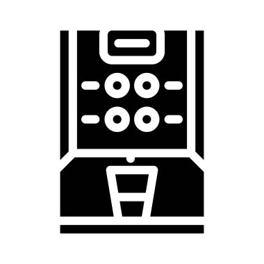 otomat kahve makinesi sembolü çizimi