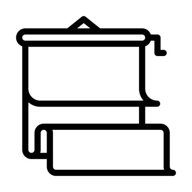 Fotoğraf satırı ikon vektör çizimi için arkaplan