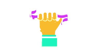 Ağ Küresel İletişim renk canlandırması