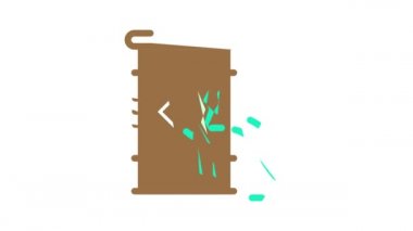 Solid Atık Yönetimi İş Renk Canlandırması