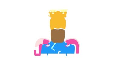 Erkek İş ve İfade Rengi Canlandırması