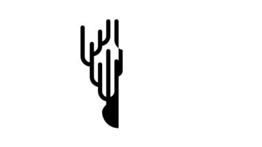 Mercan Denizi Su Resifi çizgi simgesi canlandırması