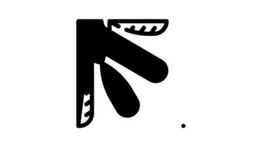 Temiz çizgi simgesi canlandırması için mikrofiber