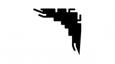 Köşe Dekorasyon Çizgisi Canlandırması