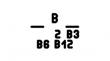 Beslenme Gerçekleri Diyet çizgi simgesi canlandırması