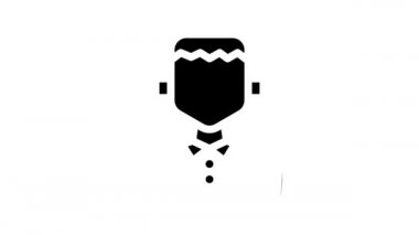 Fantezi ve Sihirli Karakter çizgi simgesi canlandırması