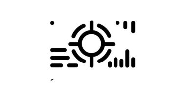 Viewfinder Akıllı Telefon Fonksiyon çizgi simgesi canlandırması