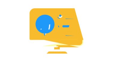 internet genel ağ renk canlandırması