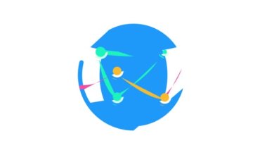 Uluslararası lojistik iş dünyası renk canlandırması