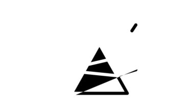 prizma ışık çizgisi simgesi canlandırması