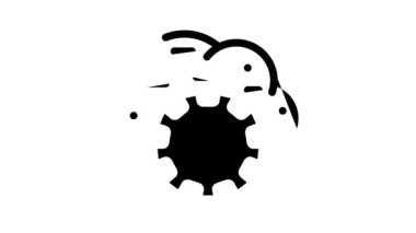 bulut veri erp çizgi simgesi canlandırması