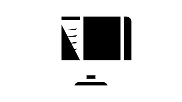 Animacja ikony systemu raportowania — Wideo stockowe
