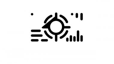 farklı veri satırı simgesi canlandırması ile ağ