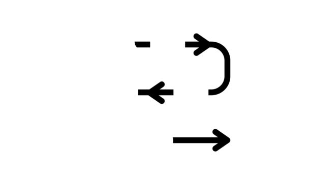 Στάδια παραγωγής στην επιχείρηση glyph icon animation — Αρχείο Βίντεο