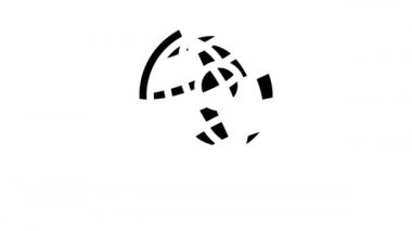 iş dünyasının küreselleşme simgesi animasyonunu araştırmak için dünya