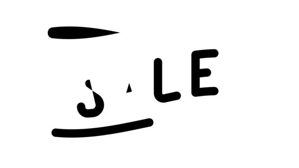 Band verkoop glyph pictogram animatie — Stockvideo