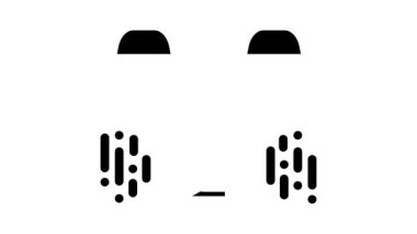 Uçuş ekipmanı kabartma simgesi canlandırması