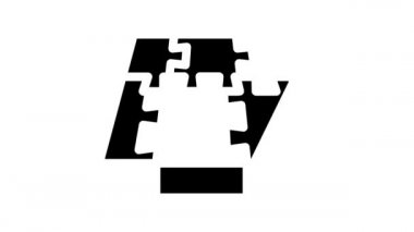 kauçuk kapaklı zemin çizgi simgesi canlandırması