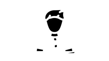 genç erkek çizgi simgesi canlandırması