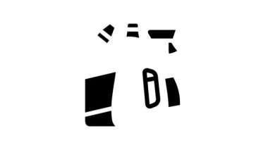 yerli kimyasal ve deterjan bölümü sıvı çizgi canlandırması