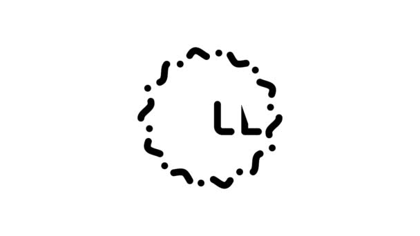 Mark sale line icon animation — 비디오