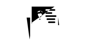 kişisel profil Cv simge canlandırması