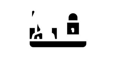 Kapalı konferans simge canlandırması