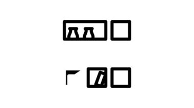 raf mobilya hattı simge canlandırması