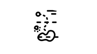 Yön çizgisi simgesi canlandırmalı harita