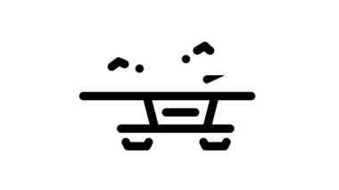 inşaat atığı konteyner hattı simgesi canlandırması