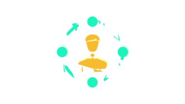 etkileşimli iş adamı renk canlandırması