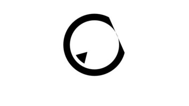 Hamster tekerleği oyuncak glyph simge animasyonu