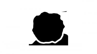 Klasik harita peri masalı çizgi simgesi canlandırması