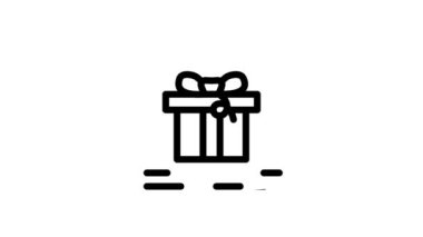 çevrimiçi hediye satırı canlandırması